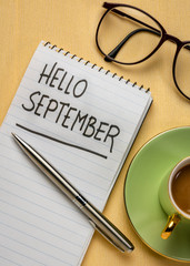 Hello September welcome note