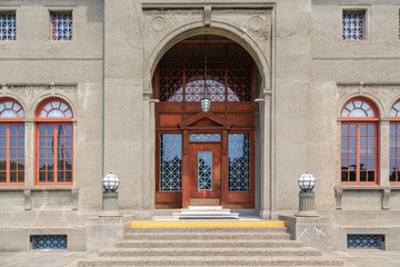 Corps of Engineers Administration Building at Ballard Locks in Seattle