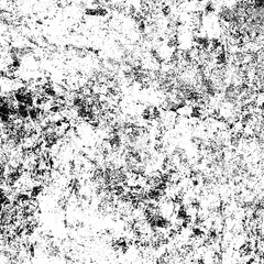 Grunge background black and white. Texture cracks, scratches. Abstract monochrome pattern of the old surface