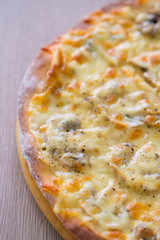 Food, Italian pizza with mushrooms