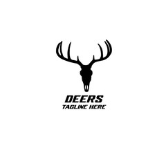 deer logo symbol illustration vector