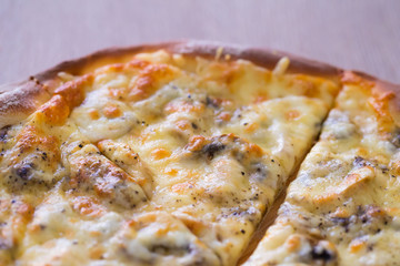 Food, Italian pizza with mushrooms
