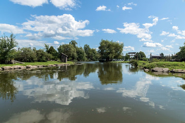 Dramatic cloudy sky, Nature background with stormy clouds, Hope concept.