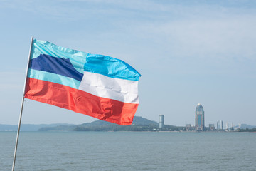 waving flag of sabah