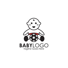 Baby logo icon design inspiration vector template