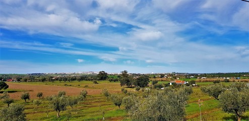 landscape of a rural area in Portugal