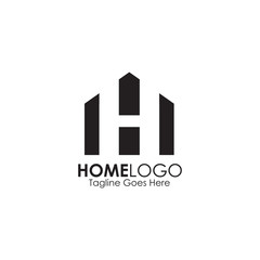 Home logo design vector template