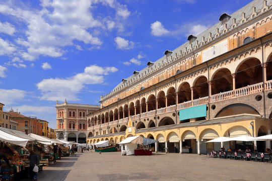 city center of padua in italy