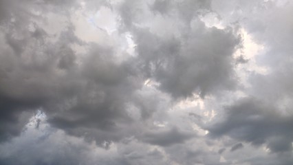 Clouds Right Before A Thunderstorm