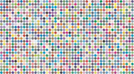 Memphis festive round confetti background in cyan blue, pink and yellow on white. Childish pattern vector, children s party birthday celebration background. Holiday confetti circles in memphis style.