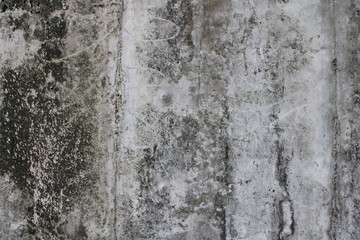 Old white brick wall, concrete background