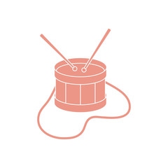 Drum. Musical instrument. Toy.