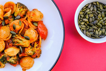 Italian Style Broccoli Orecchiette Vegetarian Meal