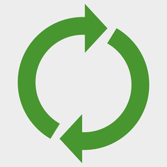 A Colourful Green Vector Circular Arrow Illustration