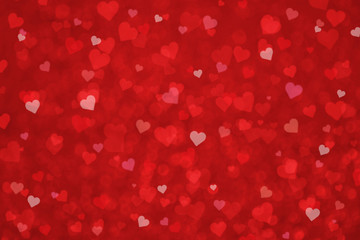 Abstract Red Heart Backgrounds