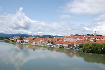 Fototapeta na wymiar Maribor in summer