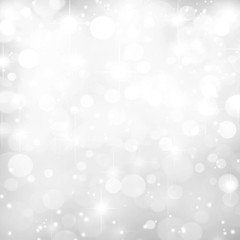 White Glitter Festive Background
