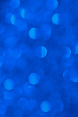 Blue Flickering Lights Abstract Background