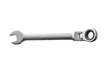 Combination Ratcheting Wrench Spanner on white background