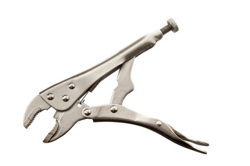 Locking Pliers on white background