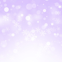 Abstract Snowflake Holiday Background