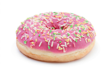Donut isolated on white background