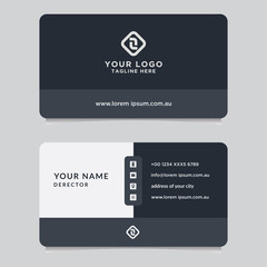 Abstract business card template. Modern vector design
