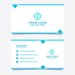 Abstract business card template. Modern vector design