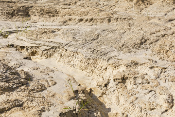 background - dried up river bed