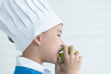  Boys are enjoying cooking, cooking concept