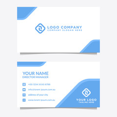 Abstract business card template. Modern vector design