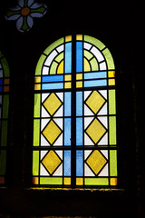 Stained glass in the old Church