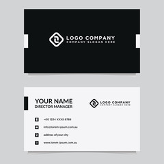Obraz premium Abstract business card template. Modern vector design
