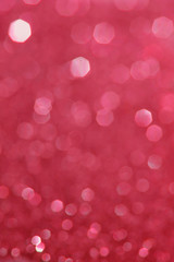Pink Bokeh Lights Abstract Background