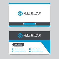 Abstract business card template. Modern vector design