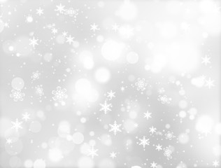 White Winter Christmas Background