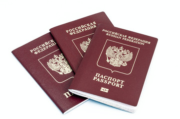 Magnetic compass used in tourism on a white background.