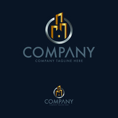 Obraz premium Creative Real Estate Logo Template