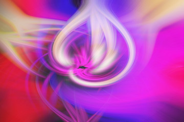 Abstract background with twisting rays