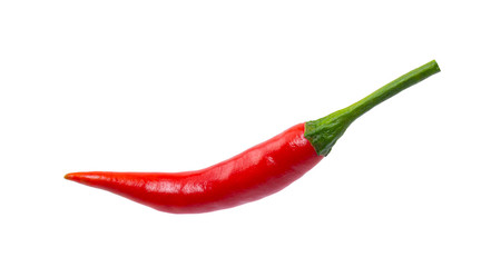 chili pepper isolated on a white background with clipping path