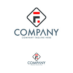 Letter F A Logo Design Template