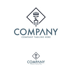 Creative Lion King Logo Design Template