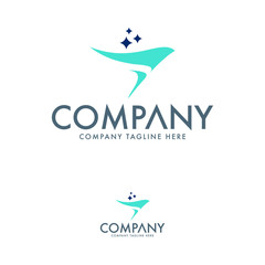 Fototapeta premium Abstract shipping Logo Design Template