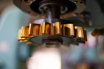 Gear milling cutter, for cutting the internal tooth for gear engagement.