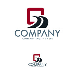 Logistic Logo Design. Road Logo Icon