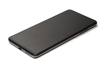 frameless black phone with usb-c input