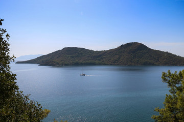 aerial view of the city Marmaris