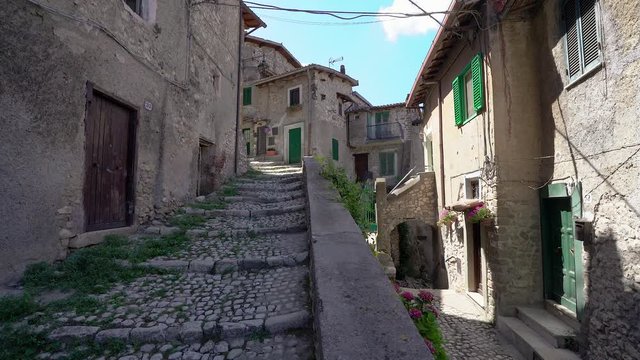 Scenic sight in Artena, old rural village in Rome Province, Latium, central Italy.