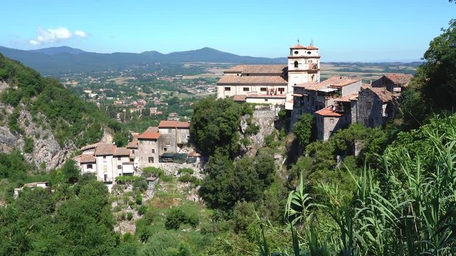 Scenic sight in Artena, old rural village in Rome Province, Latium, central Italy.