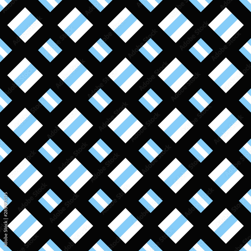 Poster abstract seamless pattern - vector square design background